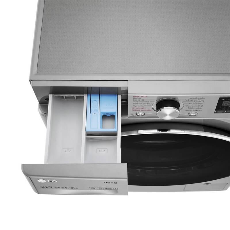 Pračka se sušičkou LG Vivace F4DV709H2TE stříbrná