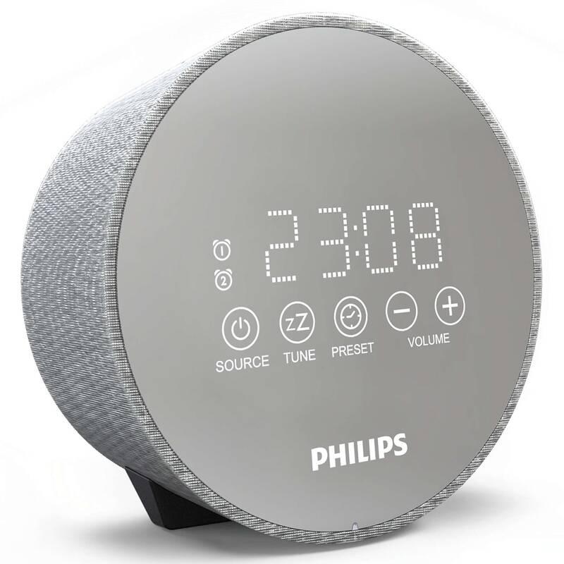 Radiobudík Philips TADR402 šedý