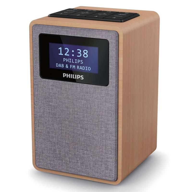 Radiopřijímač s DAB Philips TAR5005 dřevo