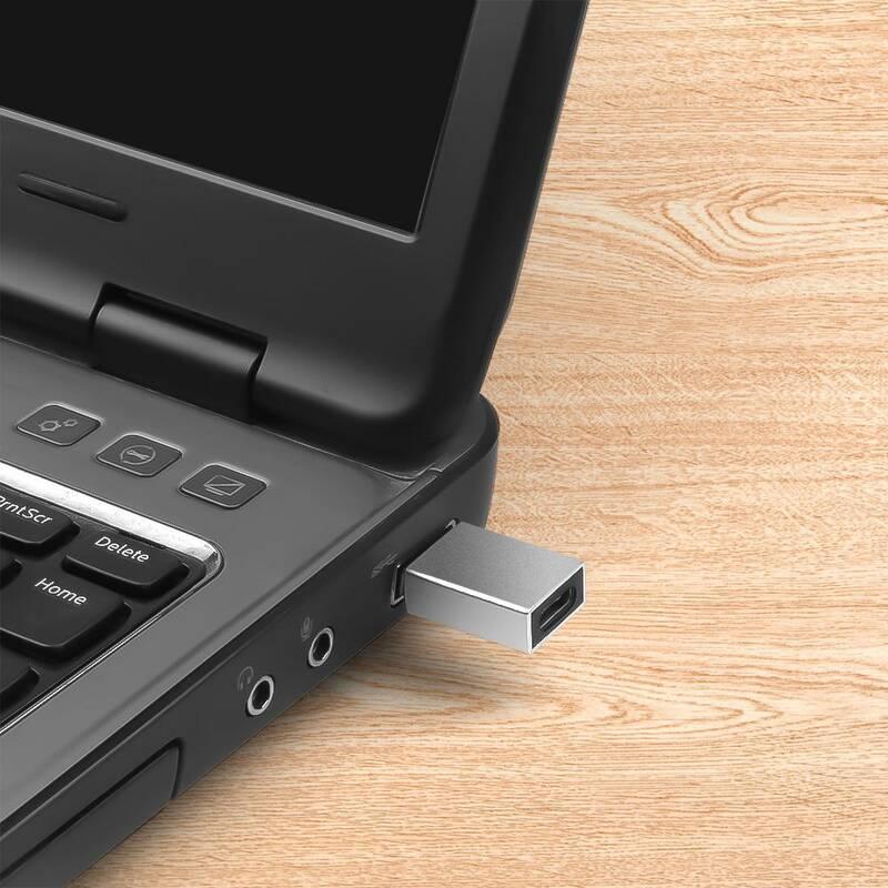 Redukce FIXED Link USB-C USB-A šedá, Redukce, FIXED, Link, USB-C, USB-A, šedá