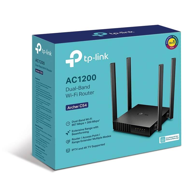 Router TP-Link Archer C54 černý, Router, TP-Link, Archer, C54, černý