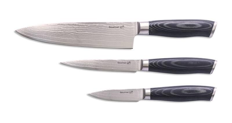 Sada kuchyňských nožů G21 Gourmet Damascus, 3 ks
