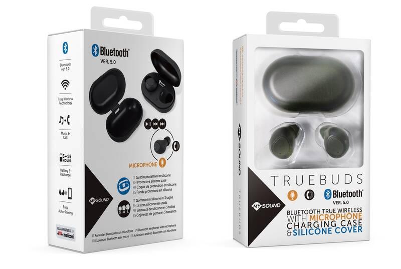 Sluchátka Meliconi True Buds černá