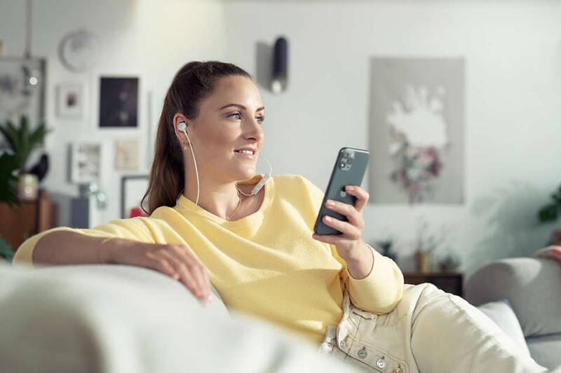 Sluchátka Philips TAE4205WT bílá