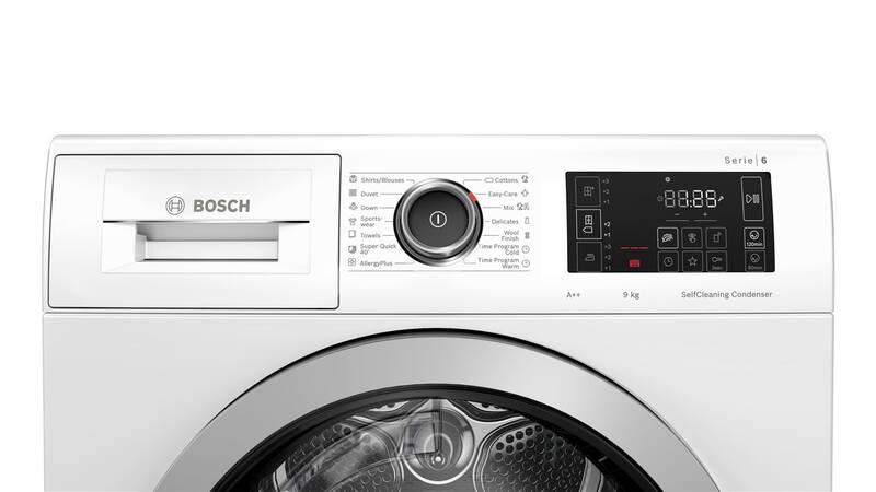 Sušička prádla Bosch Serie 6 WTWH762BY bílá, Sušička, prádla, Bosch, Serie, 6, WTWH762BY, bílá