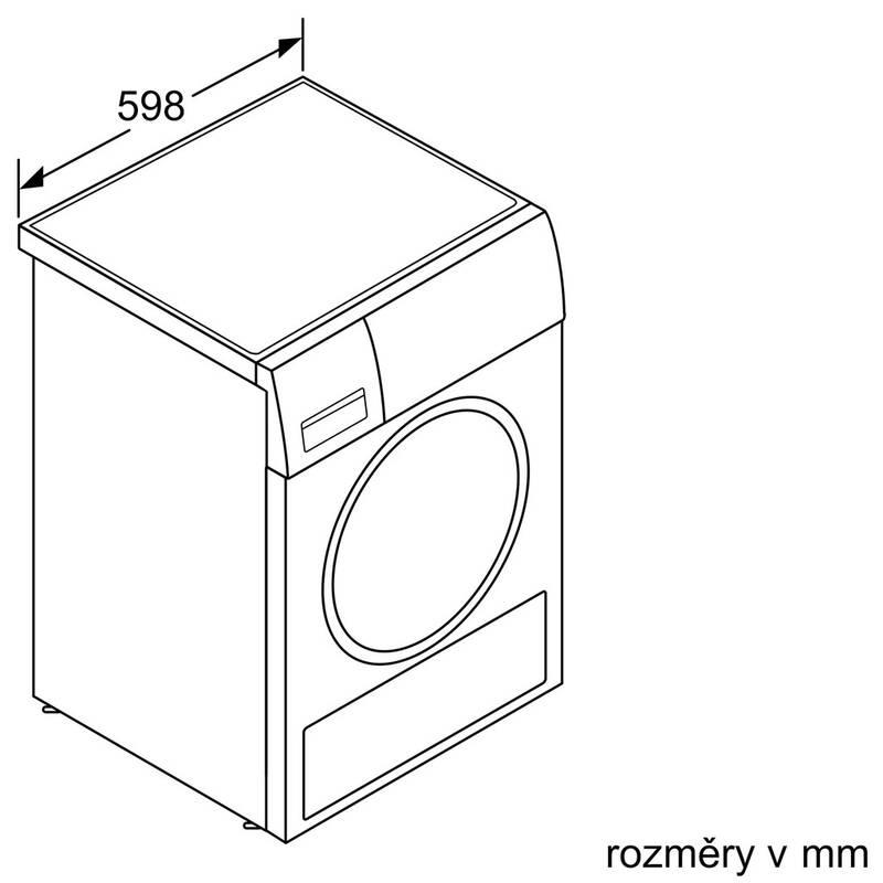 Sušička prádla Bosch Serie 6 WTWH762BY bílá