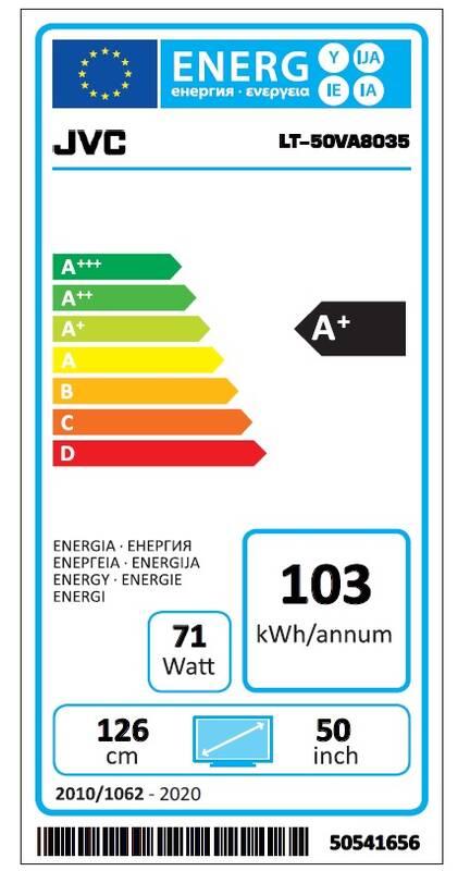 Televize JVC LT-50VA8035 černá
