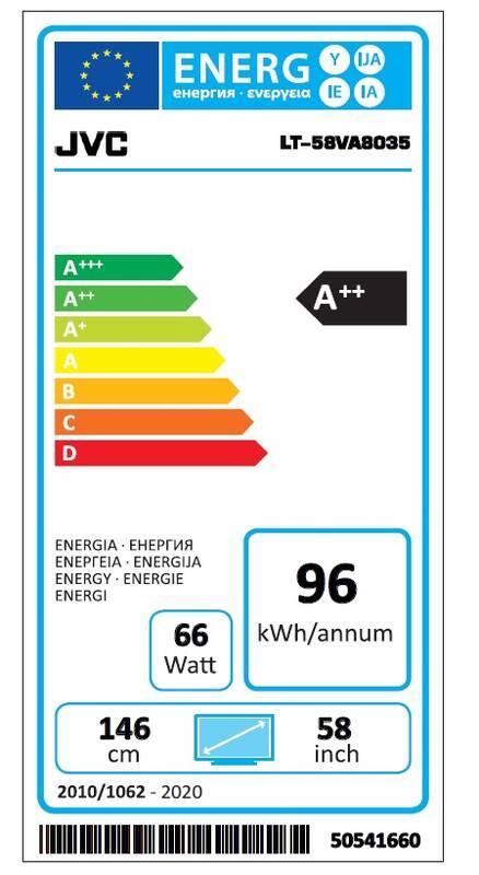 Televize JVC LT-58VA8035 černá