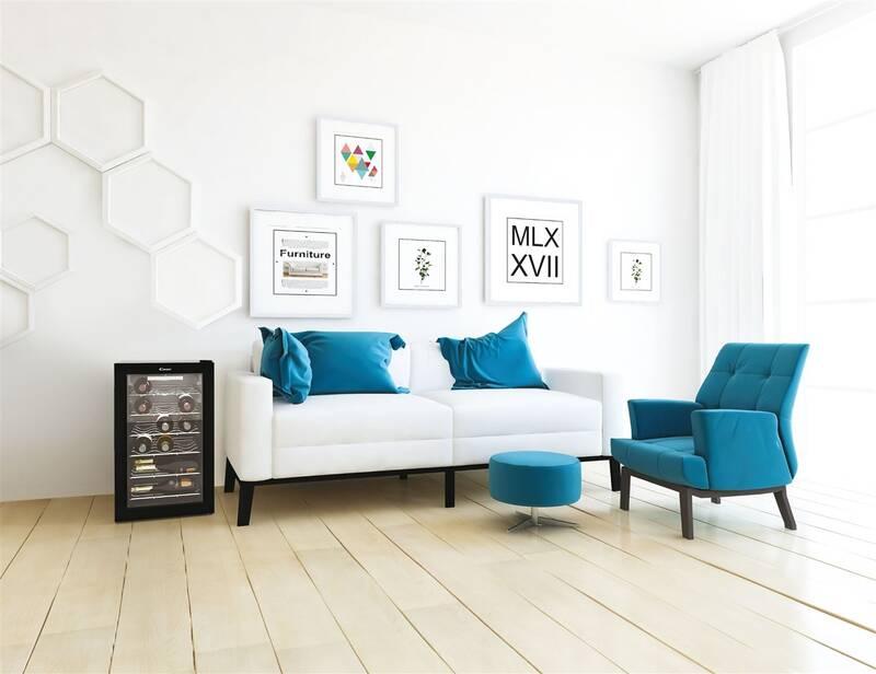 Vinotéka Candy CWC 021 MDH N černá