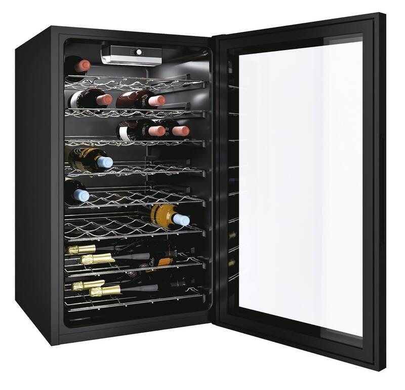 Vinotéka Candy CWC 150 EM N černá