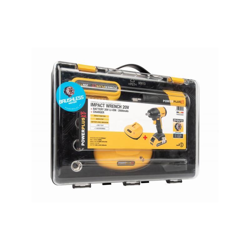 Akumulátorový rázový utahovák POWERPLUS POWXB30050