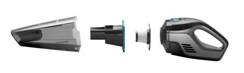 Akumulátorový vysavač Concept VP4350 Wet & Dry Riser, 7,4 V černý