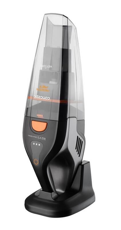 Akumulátorový vysavač Concept VP4351 Wet & Dry Riser Pet, 11,1 V černý