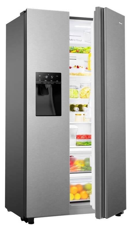 Americká lednice Hisense RS694N4TIE nerez