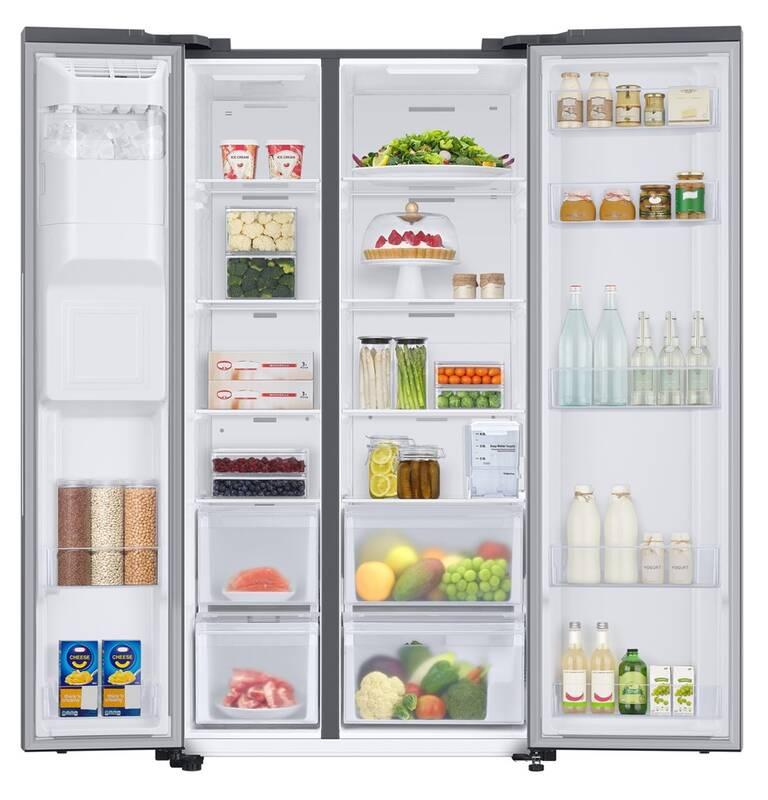 Americká lednice Samsung RS67A8511S9 EF stříbrná