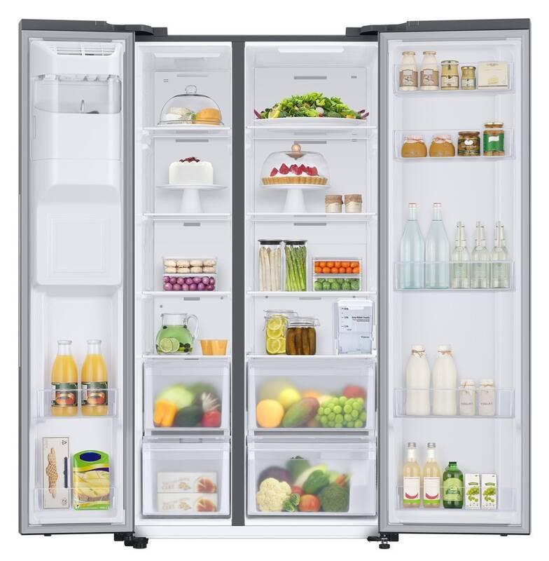 Americká lednice Samsung RS67A8511S9 EF stříbrná