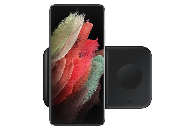 Bezdrátová nabíječka Samsung Duo Pad, 9W černá