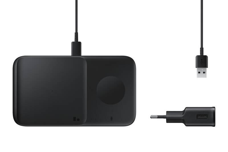 Bezdrátová nabíječka Samsung Duo Pad, 9W černá