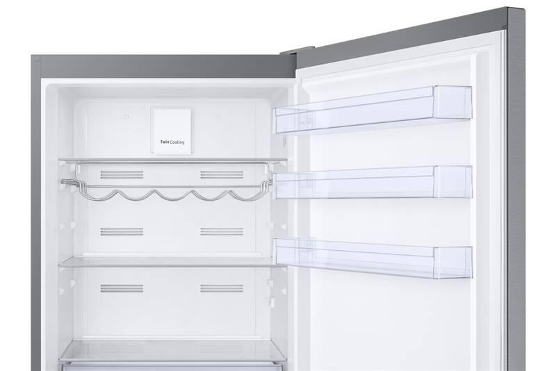 Chladnička s mrazničkou Samsung RB46TS374SA EO stříbrná