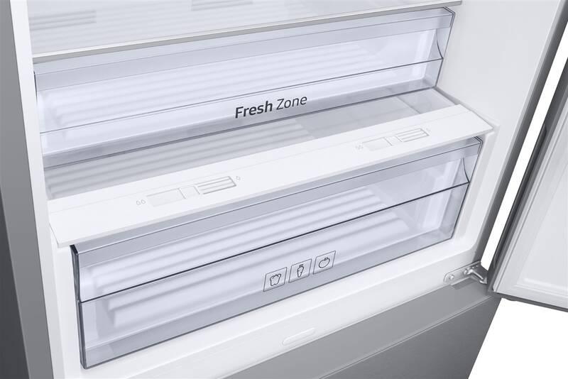 Chladnička s mrazničkou Samsung RB46TS374SA EO stříbrná