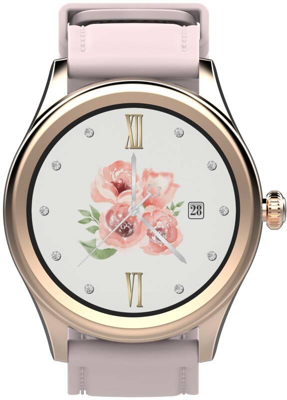 Chytré hodinky Carneo Prime GTR woman růžové zlaté