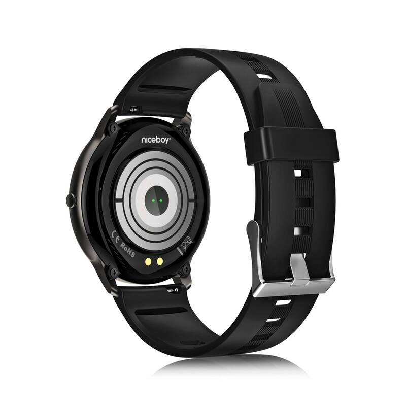 Chytré hodinky Niceboy X-fit Watch Pixel černá