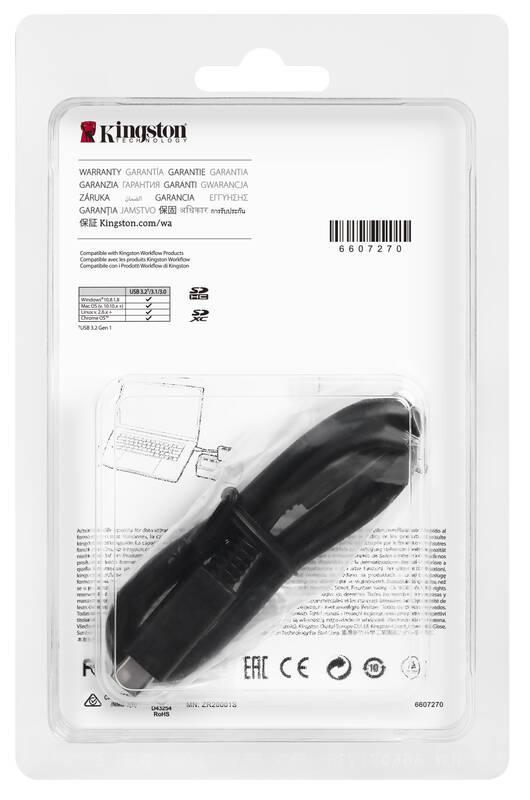 Čtečka paměťových karet Kingston Workflow SDHC SDXC Reader