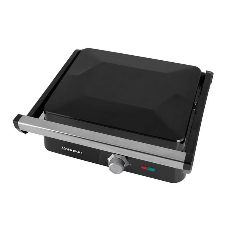 Gril Rohnson R-2340 černý stříbrný