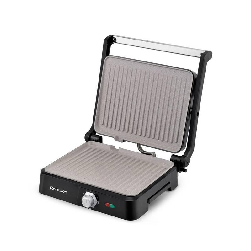 Gril Rohnson R-2340 černý stříbrný