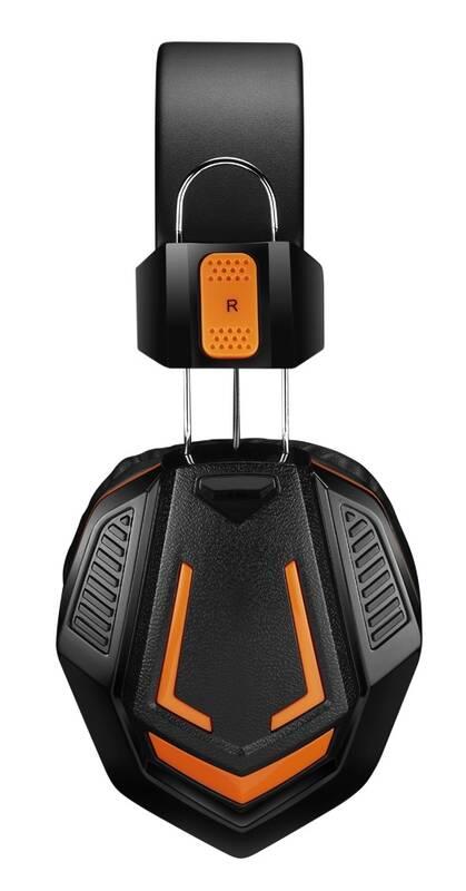 Headset Canyon CND-SGHS3A černý oranžový