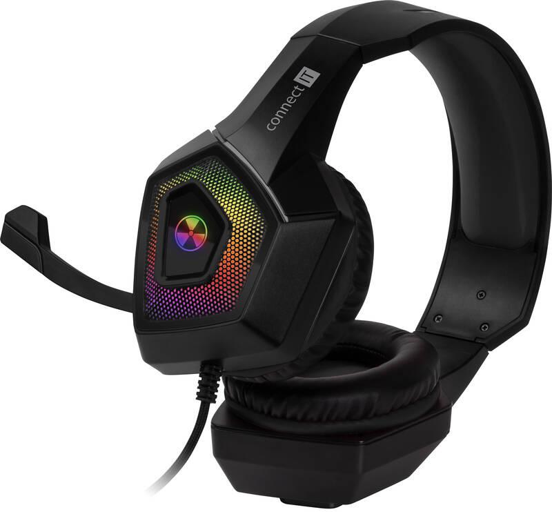 Headset Connect IT BATTLE RGB Ed. 3 černý