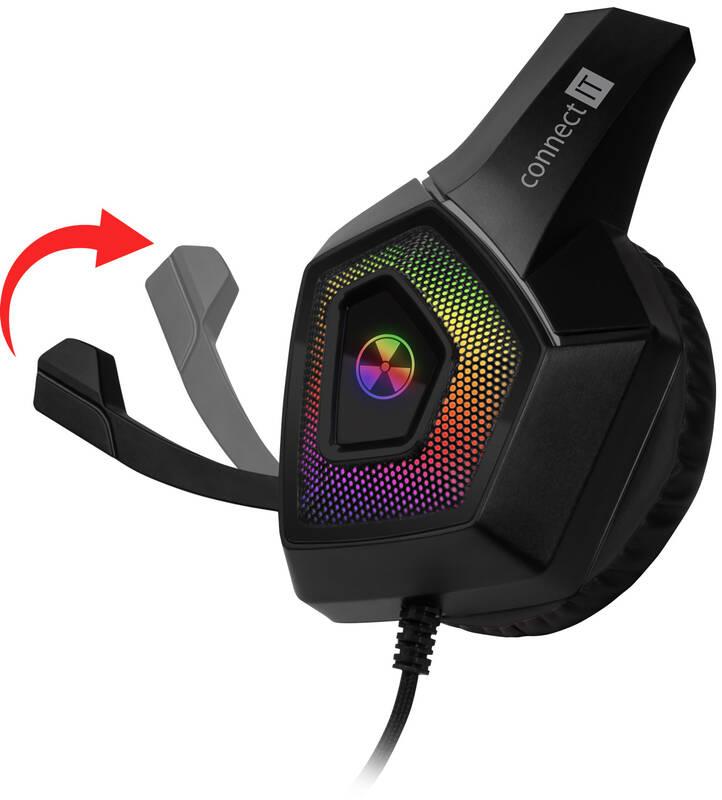 Headset Connect IT BATTLE RGB Ed. 3 černý