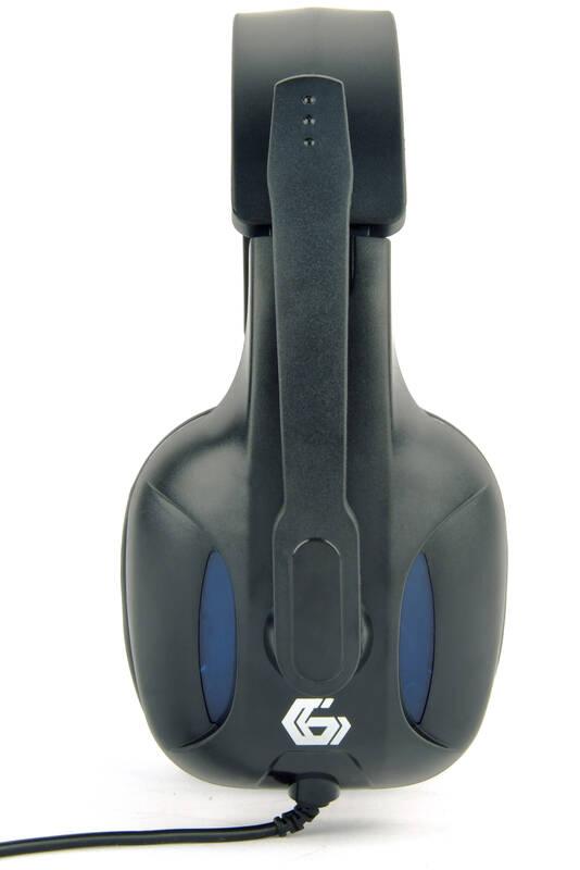 Headset Gembird GHS-04 Gaming černý modrý, Headset, Gembird, GHS-04, Gaming, černý, modrý