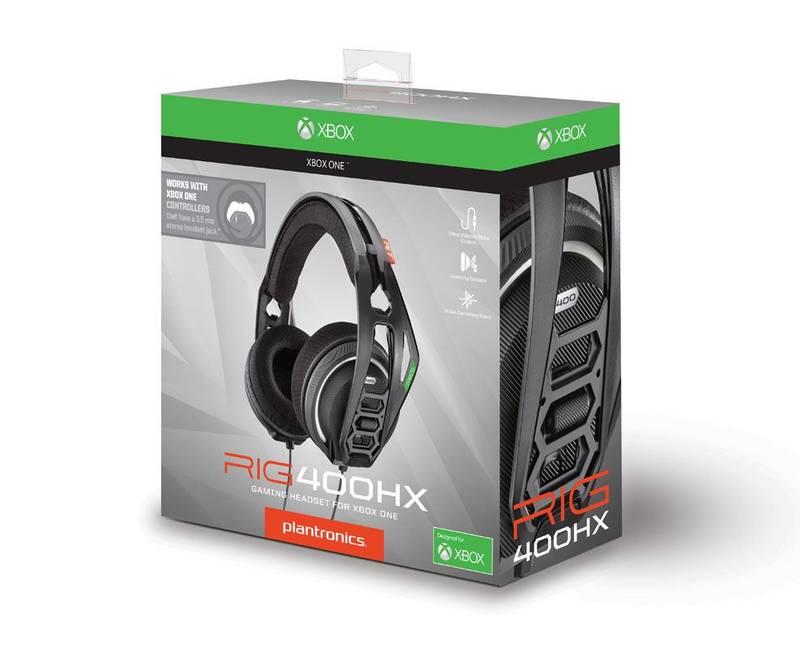 Headset Plantronics RIG 400HX pro Xbox One, Xbox Series X černý