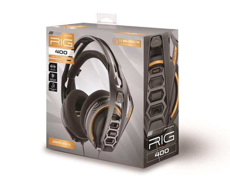 Headset Plantronics RIG 400PC pro PC černý
