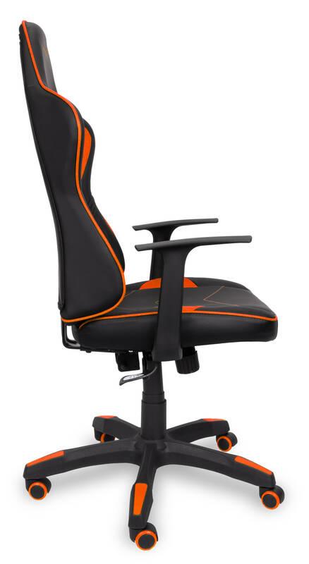 Herní židle Connect IT LeMans Pro černá oranžová