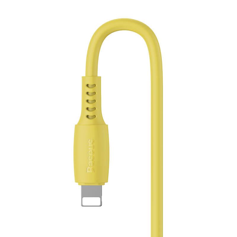 Kabel Baseus USB-C Lightning, 18W, 1,2m žlutý