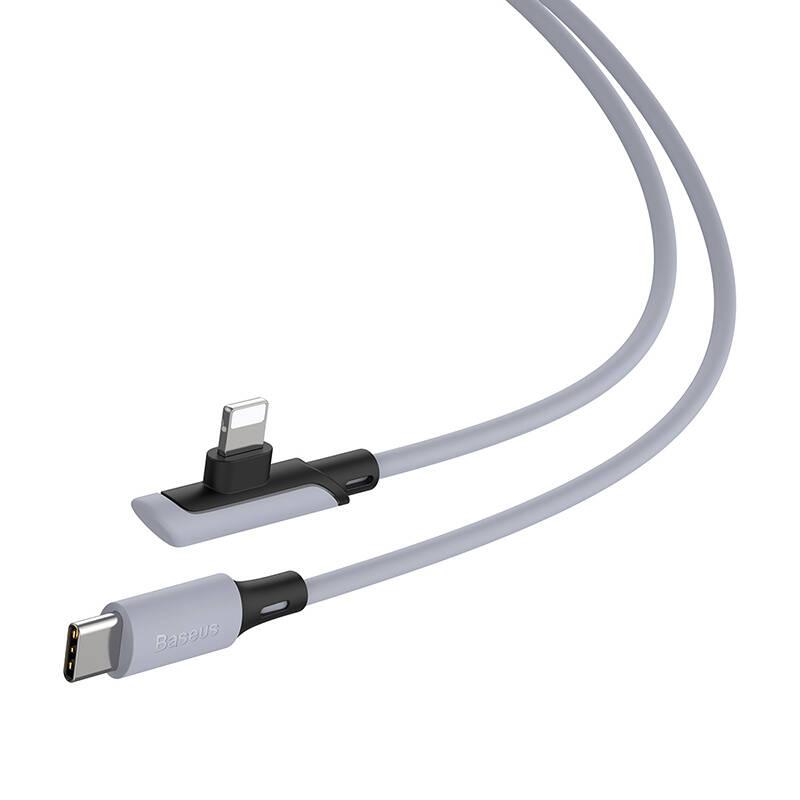 Kabel Baseus USB-C Lightning, PD 18W, 1,2m fialový