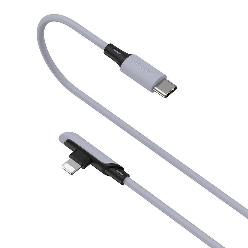 Kabel Baseus USB-C Lightning, PD 18W, 1,2m fialový