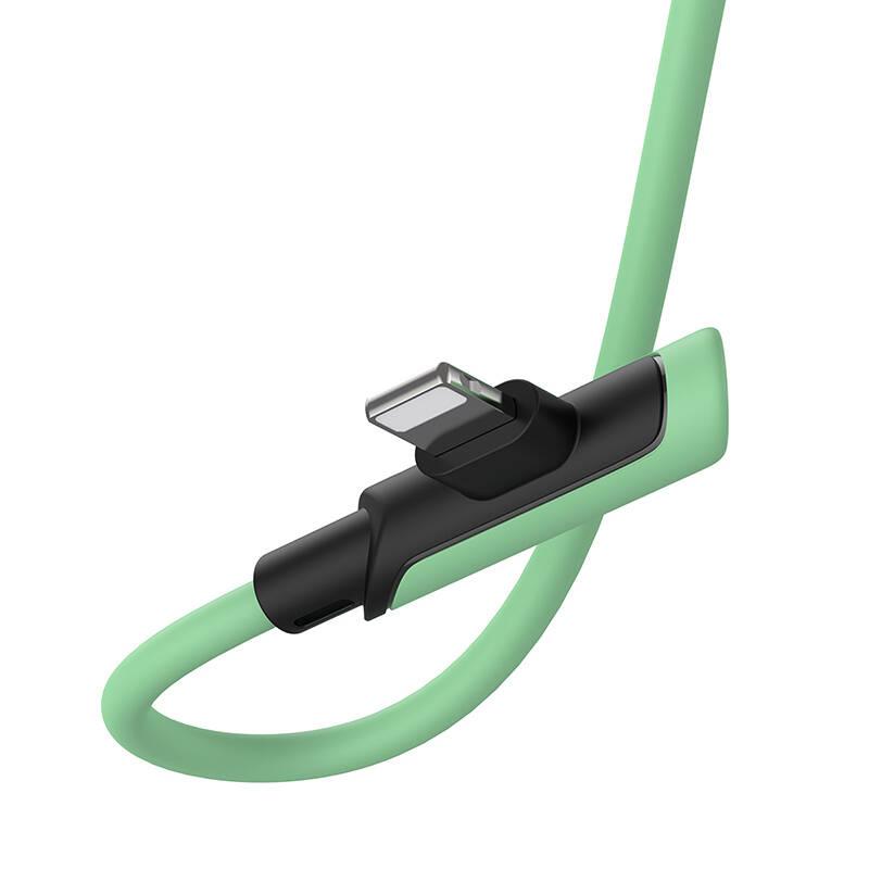 Kabel Baseus USB-C Lightning, PD 18W, 1,2m zelený