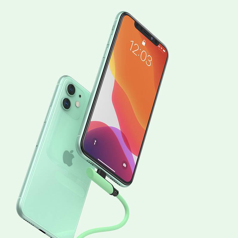 Kabel Baseus USB-C Lightning, PD 18W, 1,2m zelený