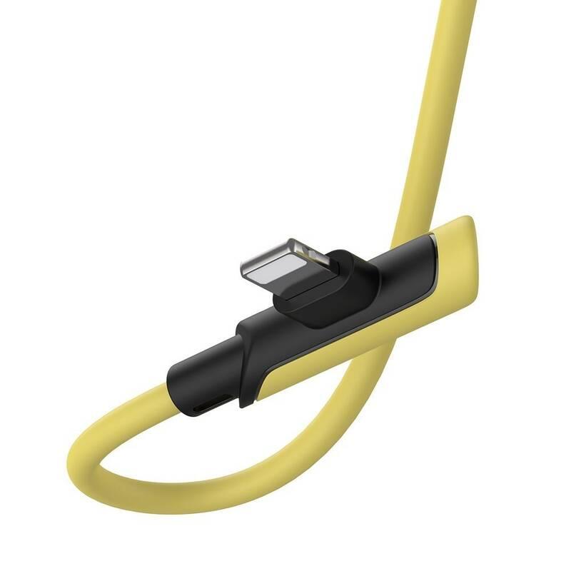 Kabel Baseus USB-C Lightning, PD 18W, 1,2m žlutý