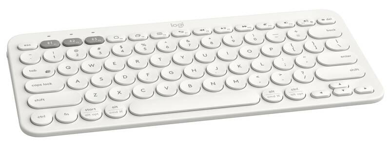 Klávesnice Logitech Bluetooth Keyboard K380, US bílá