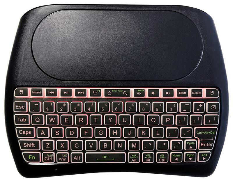 Klávesnice Tesla Device D8mini, bezdrátová s touchpadem
