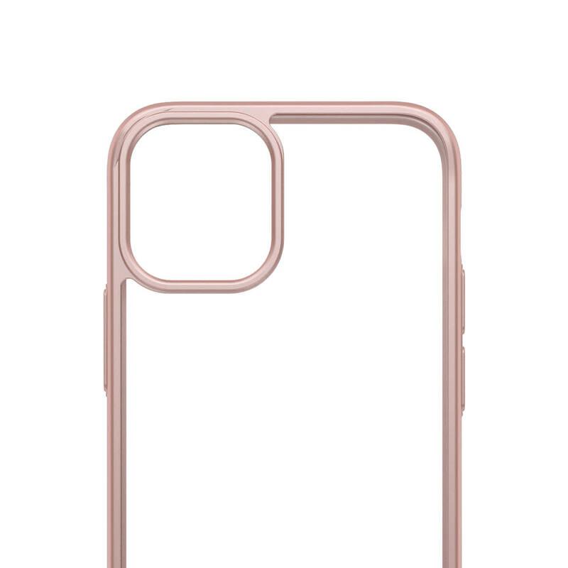 Kryt na mobil PanzerGlass ClearCase Antibacterial na Apple iPhone 12 mini růžový