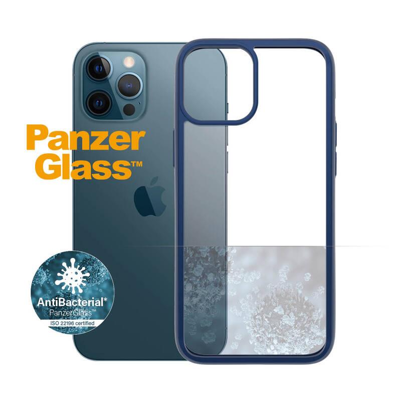 Kryt na mobil PanzerGlass ClearCase Antibacterial na Apple iPhone 12 Pro Max modrý