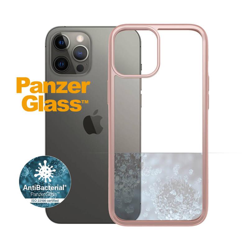 Kryt na mobil PanzerGlass ClearCase Antibacterial na Apple iPhone 12 Pro Max růžový, Kryt, na, mobil, PanzerGlass, ClearCase, Antibacterial, na, Apple, iPhone, 12, Pro, Max, růžový