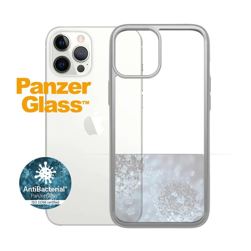 Kryt na mobil PanzerGlass ClearCase Antibacterial na Apple iPhone 12 Pro Max stříbrný, Kryt, na, mobil, PanzerGlass, ClearCase, Antibacterial, na, Apple, iPhone, 12, Pro, Max, stříbrný