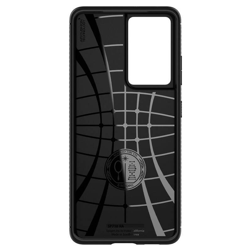 Kryt na mobil Spigen Rugged Armor na Samsung Galaxy S21 Ultra 5G černý