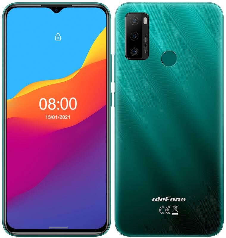 Mobilní telefon UleFone Note 10 Dual SIM zelený, Mobilní, telefon, UleFone, Note, 10, Dual, SIM, zelený